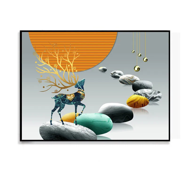Moderne Canvas Elektrische Kastafdekking 9
