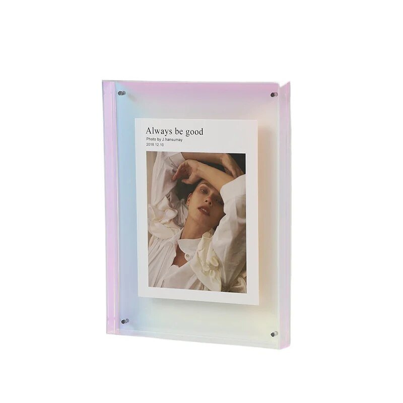 Moderne Fotolijst Met Kleurrijke Rand Voor Wanddecoratie 1