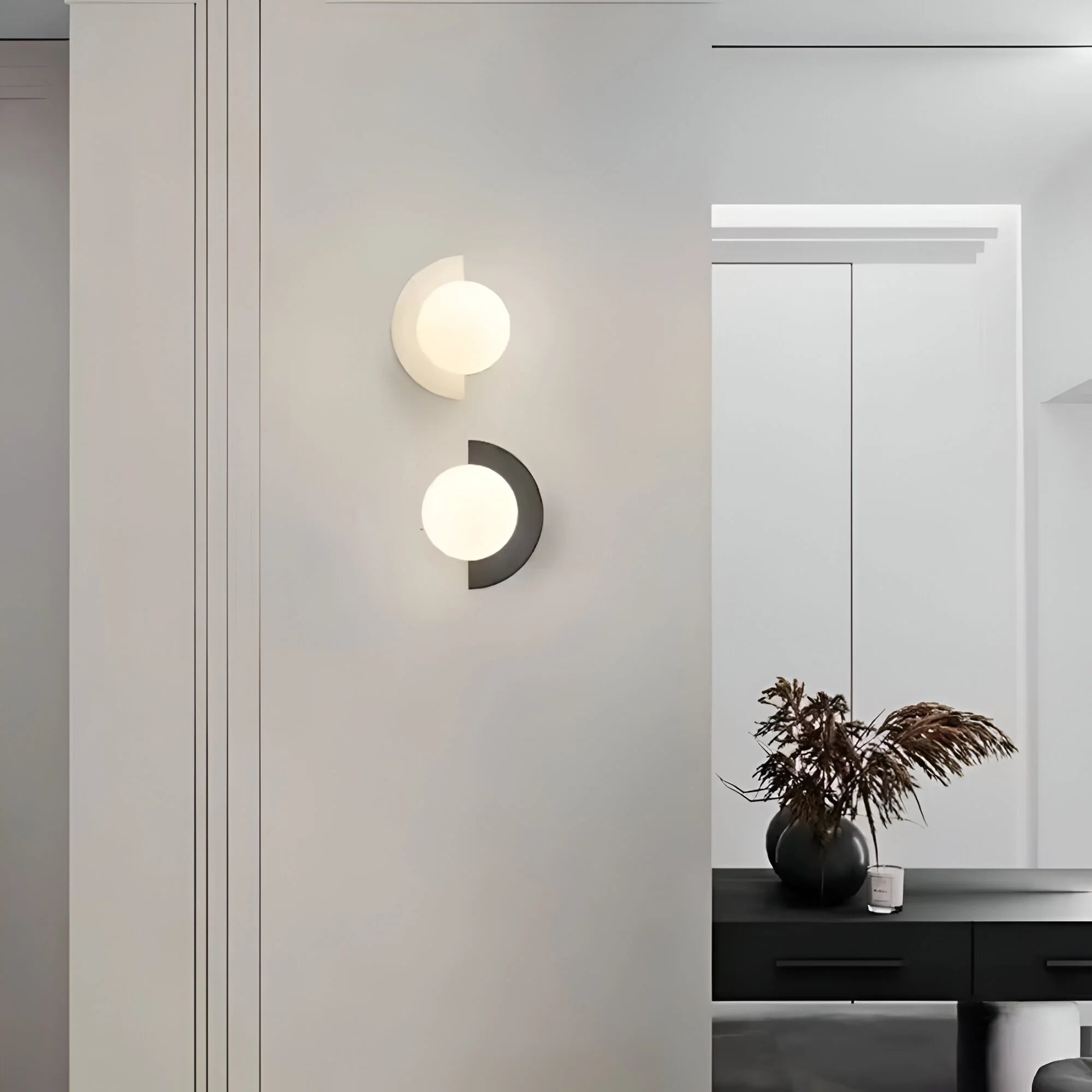 Moderne Halfronde Wandlamp voor Woonruimtes 1