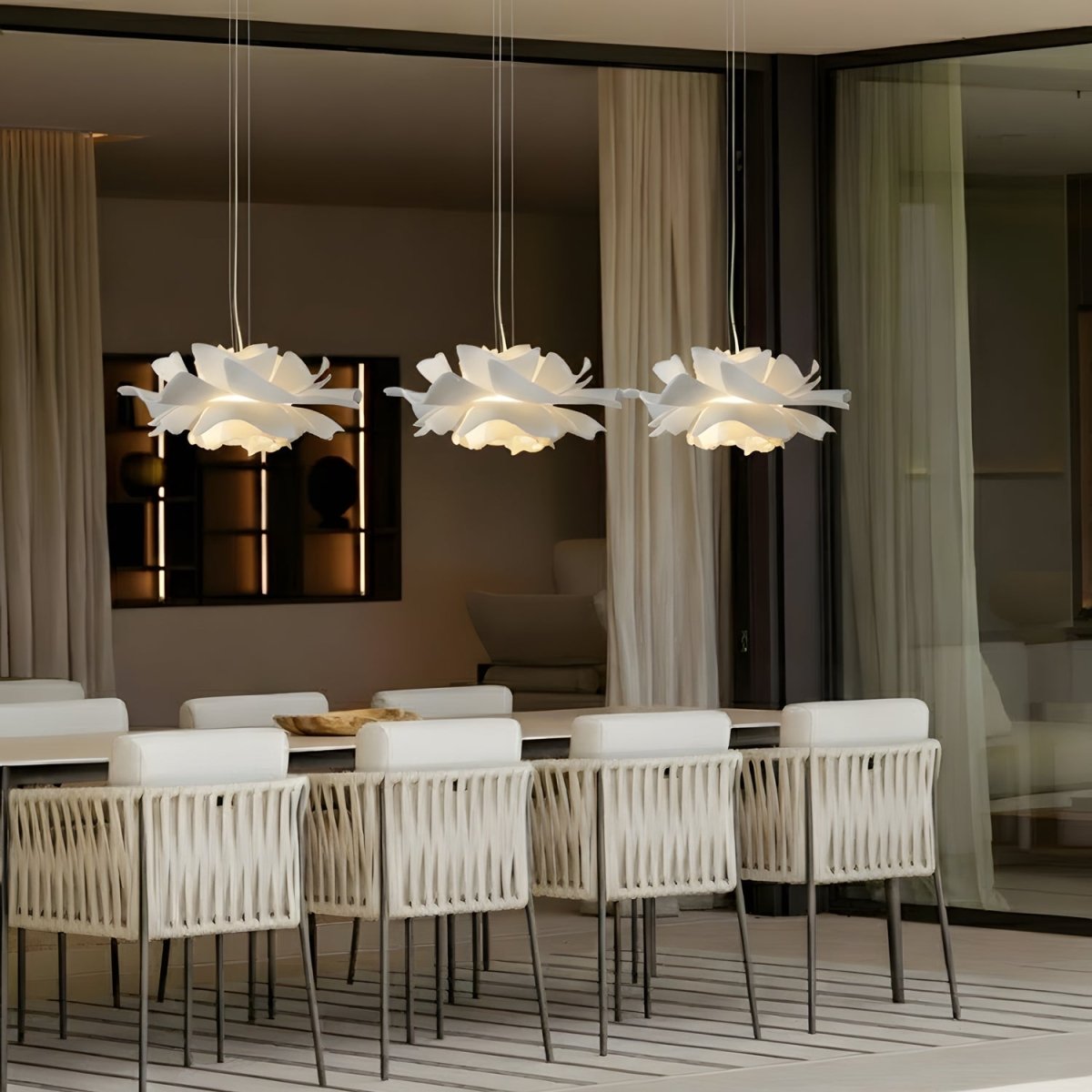 Moderne Hanglamp Eettafel Lotus Inspiratie voor Woonkamer en Eetkamer 2