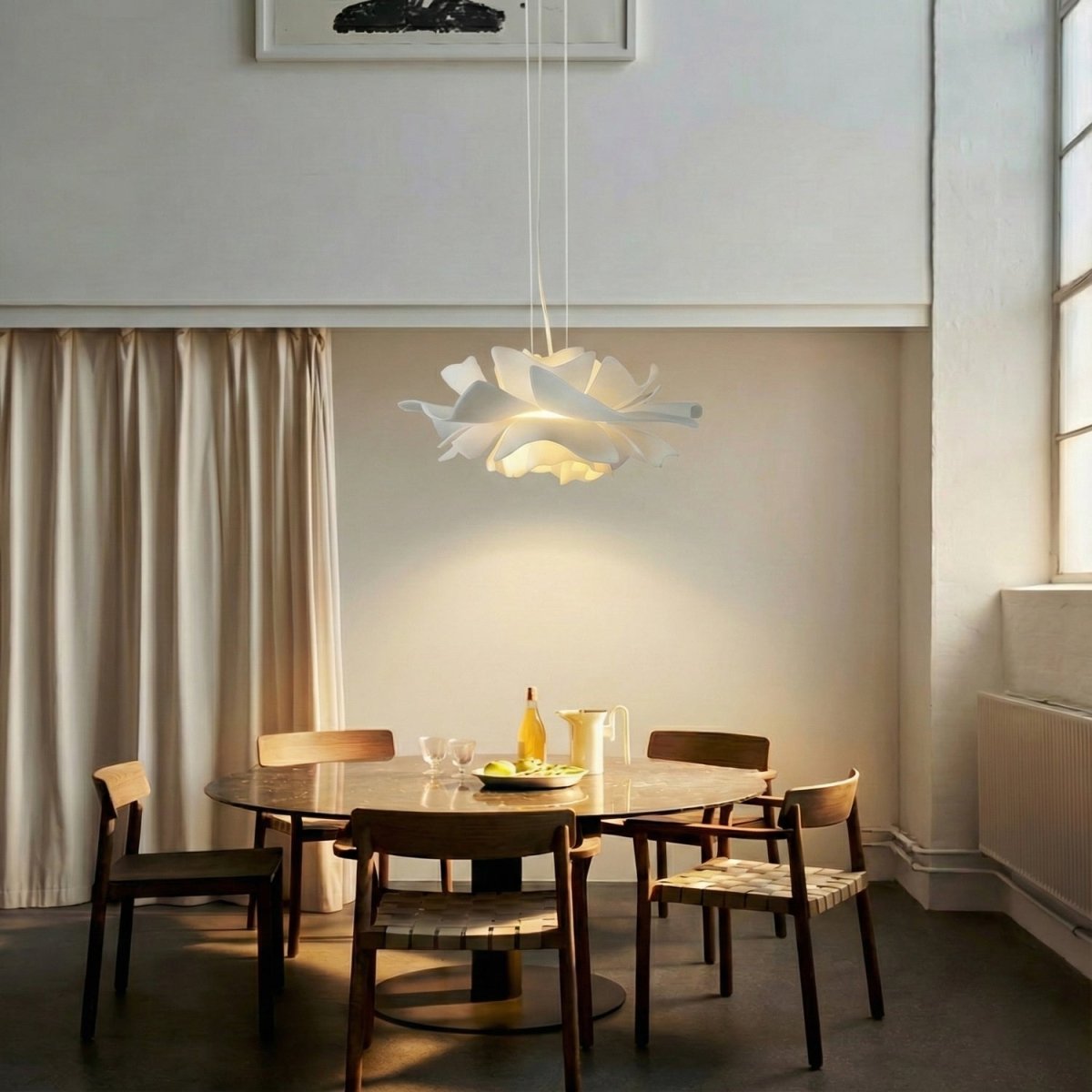 Moderne Hanglamp Eettafel Lotus Inspiratie voor Woonkamer en Eetkamer 3
