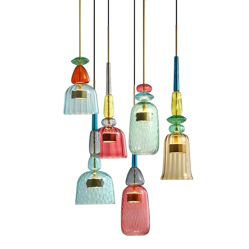 Moderne Hanglamp Macaron Kleur voor Woonkamer en Eetkamer 6