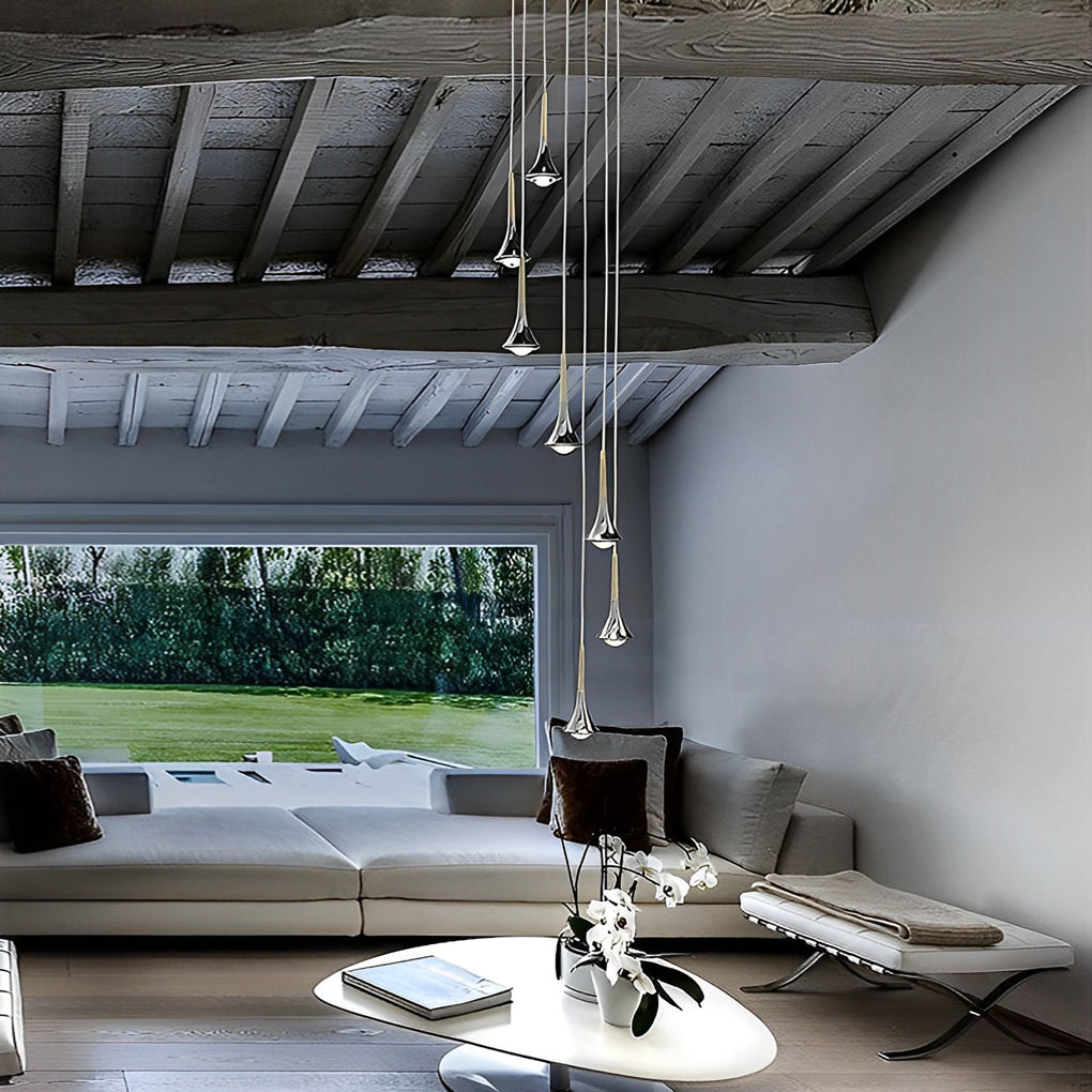 Moderne Hanglamp Waterdruppelvorm voor Eettafel en Woonkamer 2