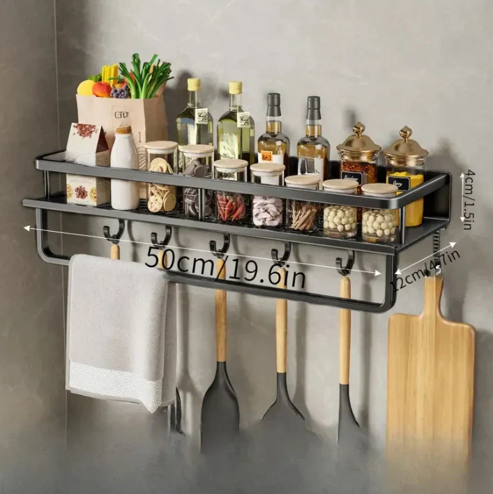 Moderne Keukenplank Met Haken Voor Optimale Organisatie 8