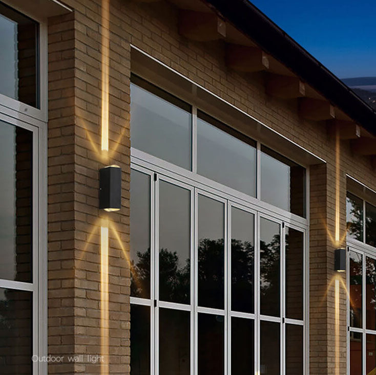Moderne LED Buiten Wandlamp Rechthoekig 2