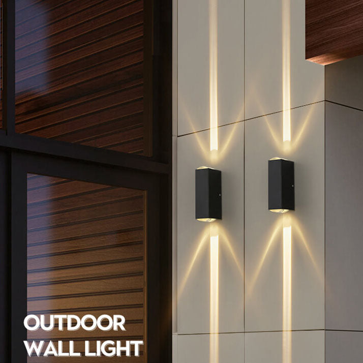 Moderne LED Buiten Wandlamp Rechthoekig 4
