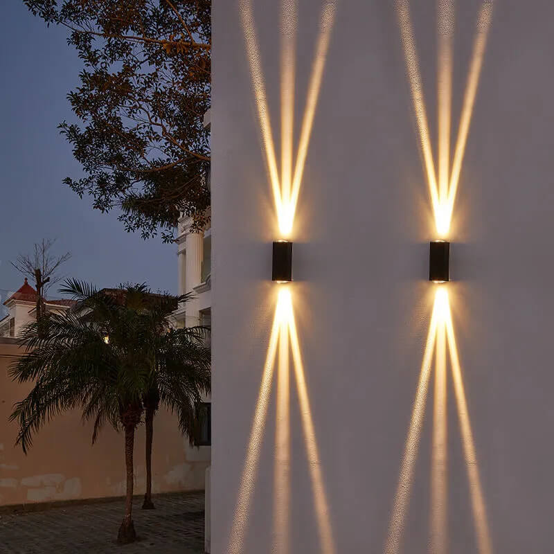 Moderne LED Buiten Wandlamp Rechthoekig 7