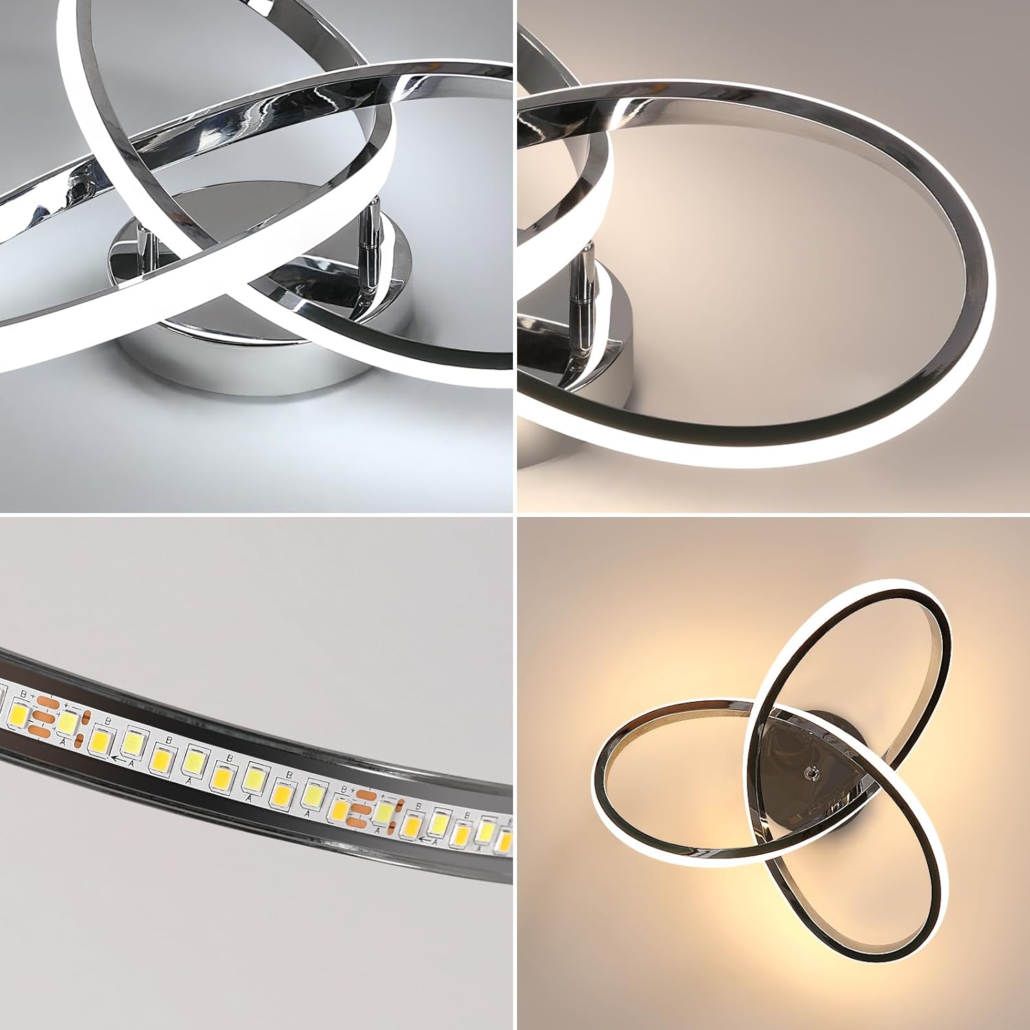 Moderne LED Plafondlamp Bloemontwerp voor Woonruimte en Slaapkamer 1