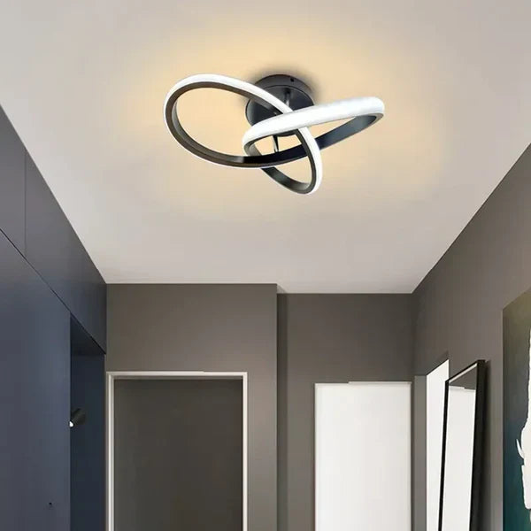 Moderne LED Plafondlamp Dubbel Ringdesign voor Slaapkamer en Woonruimte 1