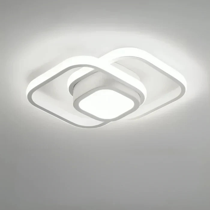 Moderne LED Plafondlamp Dubbel Ringdesign voor Slaapkamer en Woonruimte 11