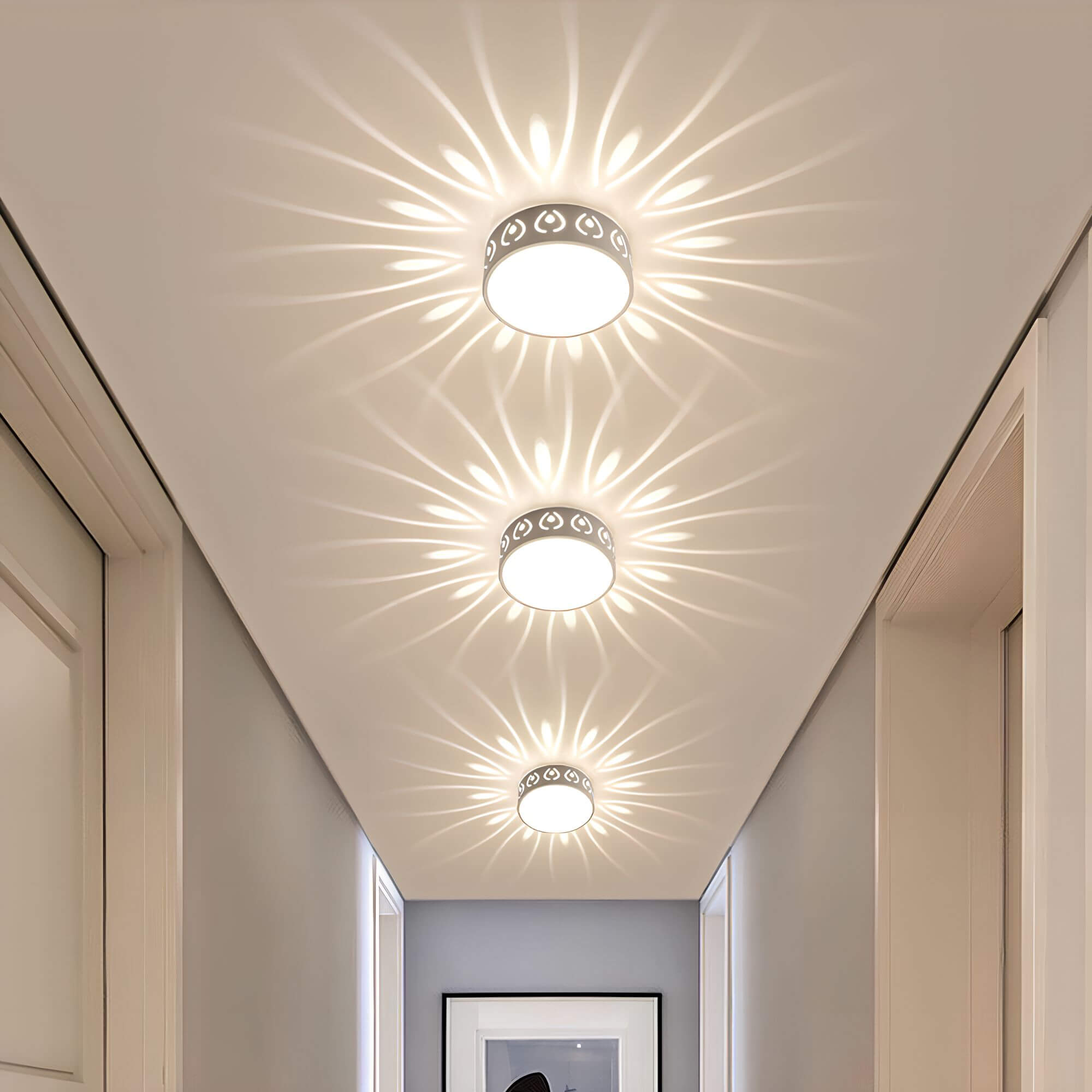 Moderne LED Plafondlamp voor Entree en Hal 0