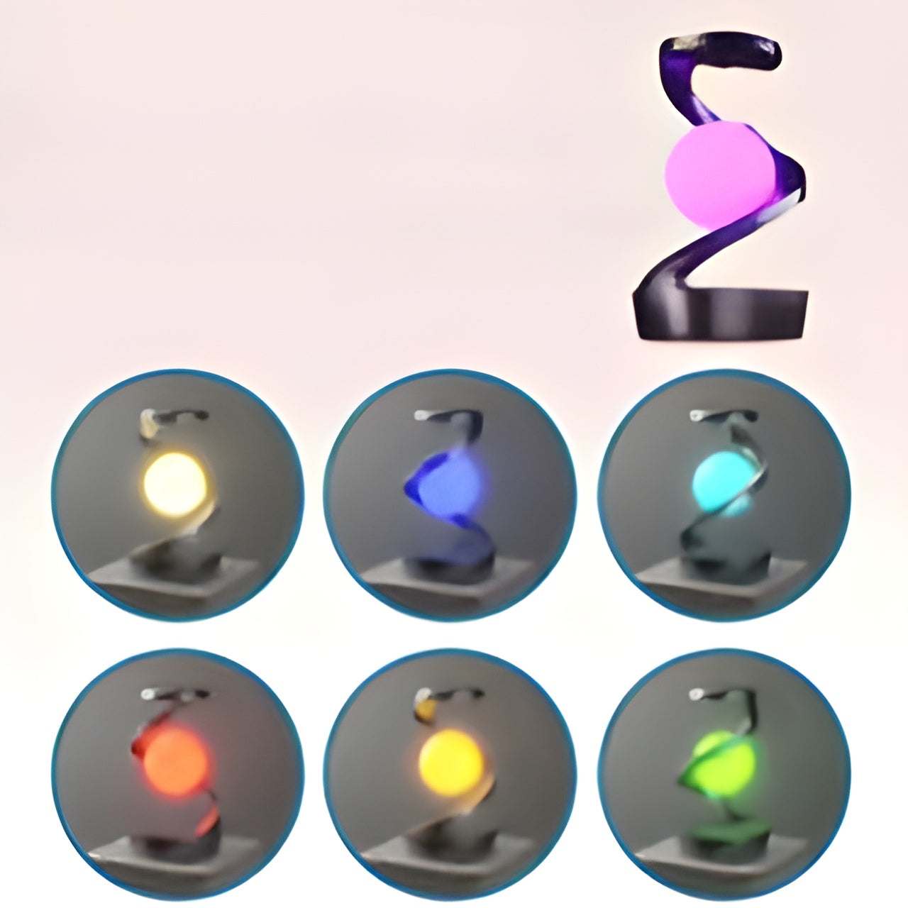 Moderne Lamp Met Draaibaar LED Verlichting 4