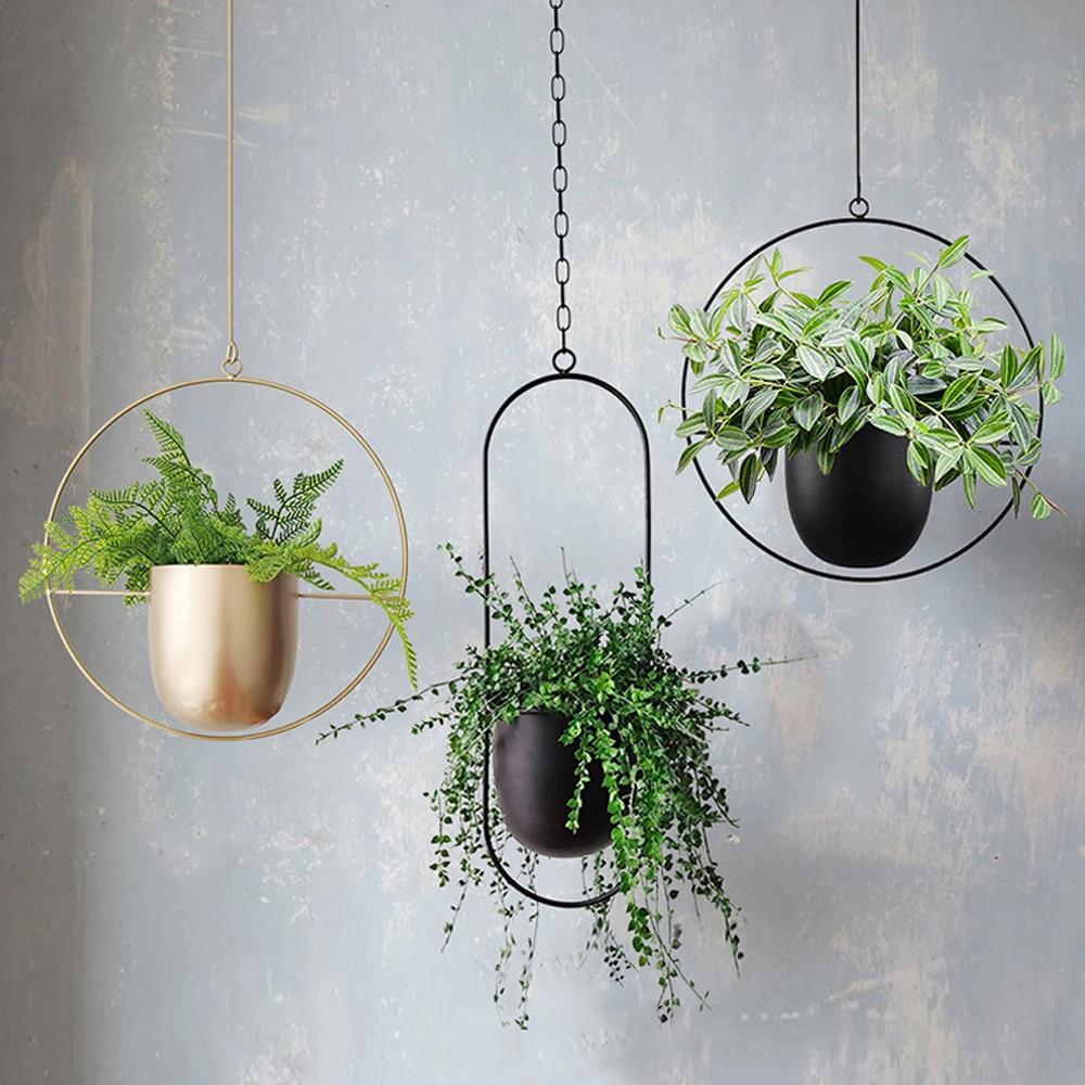 Moderne Muurplantenhanger Minimalistisch Design 1