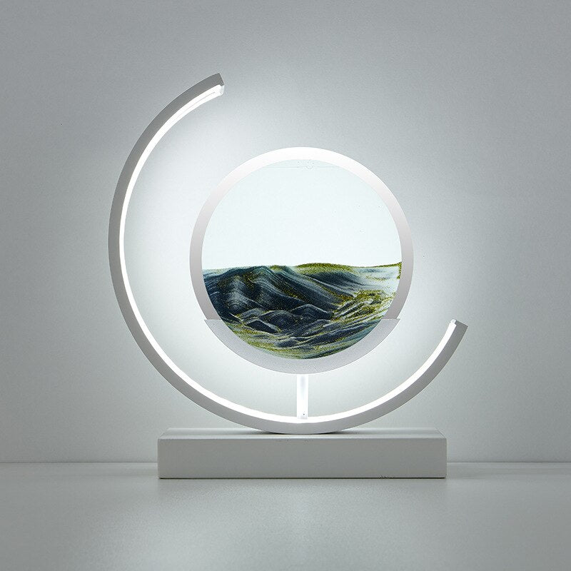 Moderne Tafellamp 3D Zandbak met Dynamische Verlichting 11