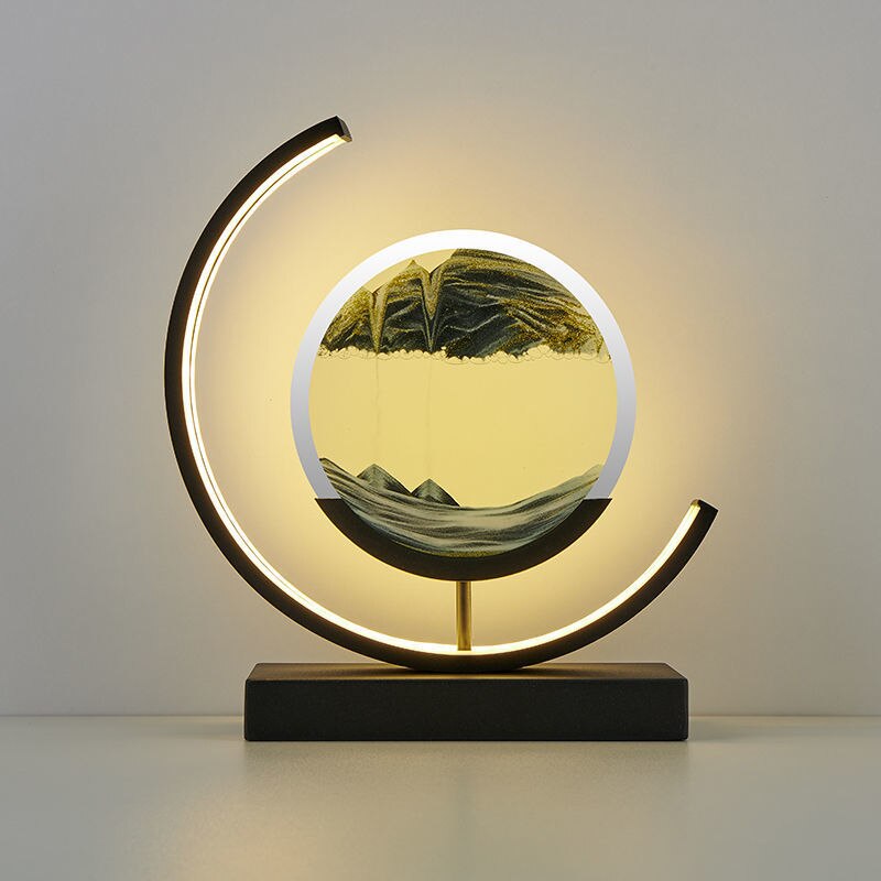 Moderne Tafellamp 3D Zandbak met Dynamische Verlichting 12
