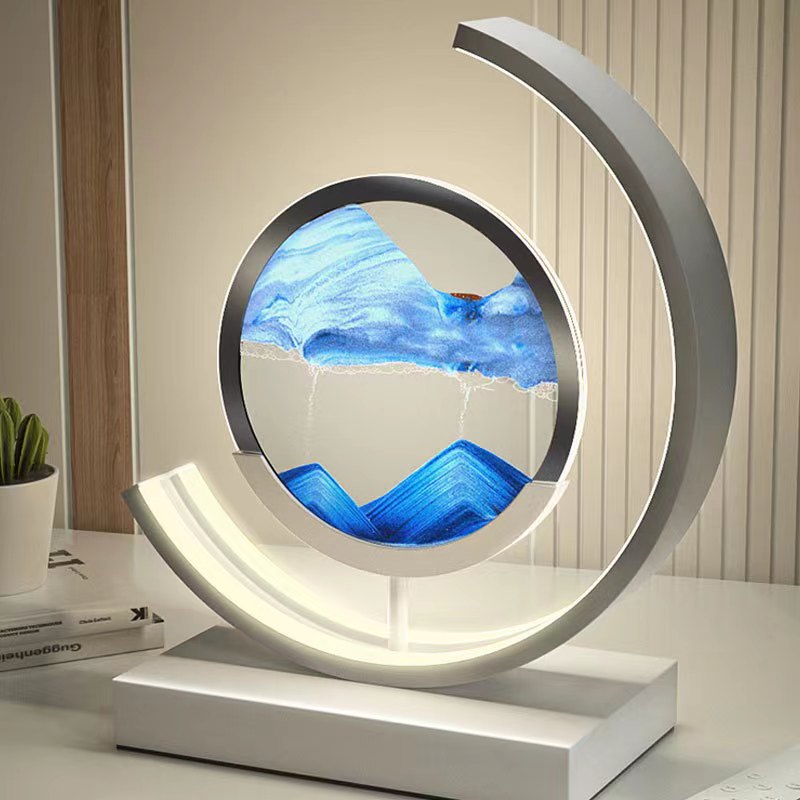 Moderne Tafellamp 3D Zandbak met Dynamische Verlichting 5
