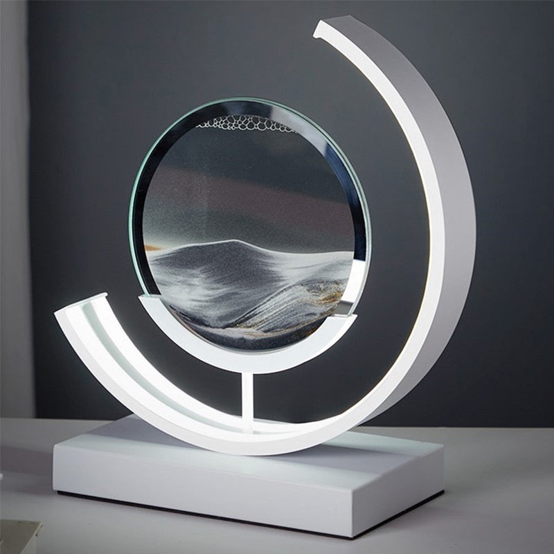 Moderne Tafellamp 3D Zandbak met Dynamische Verlichting 6