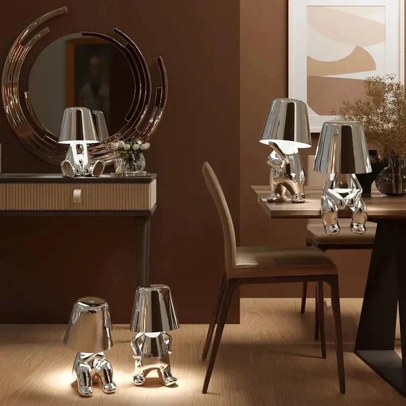 Moderne Tafellamp Sculptuurdesign voor Woonkamer en Slaapkamer 1