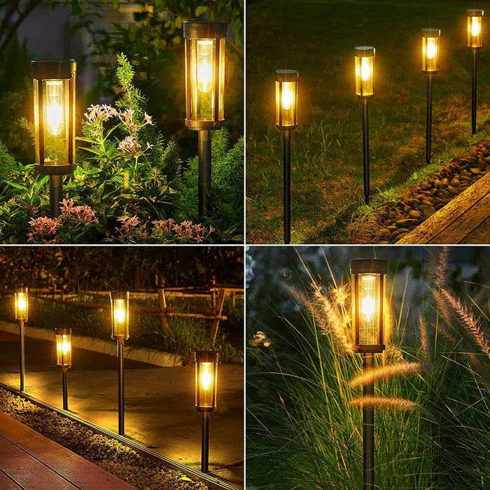 Moderne Tuinlampen Solar Voor Buiten Verlichting op Zonne-energie 4