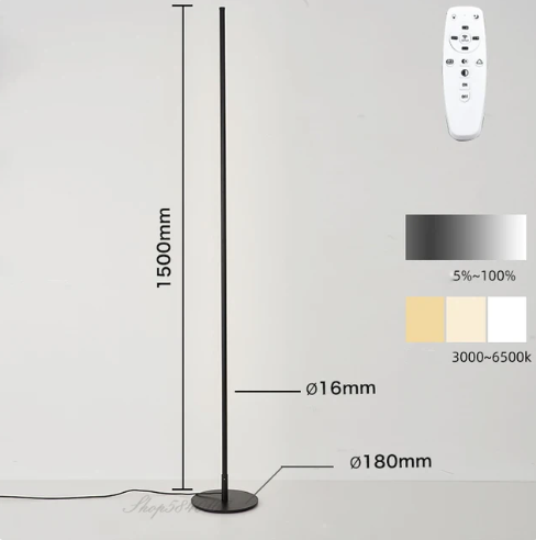 Moderne Vloerlamp Met Minimalistisch Design Voor Woonkamer 7