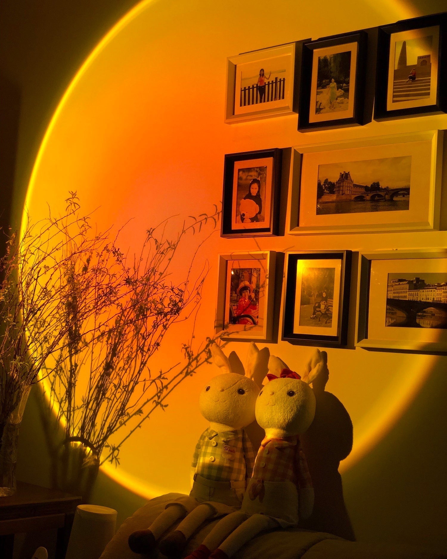 Moderne Vloerlamp met Kleurenprojector voor Woonkamer en Slaapkamer 4