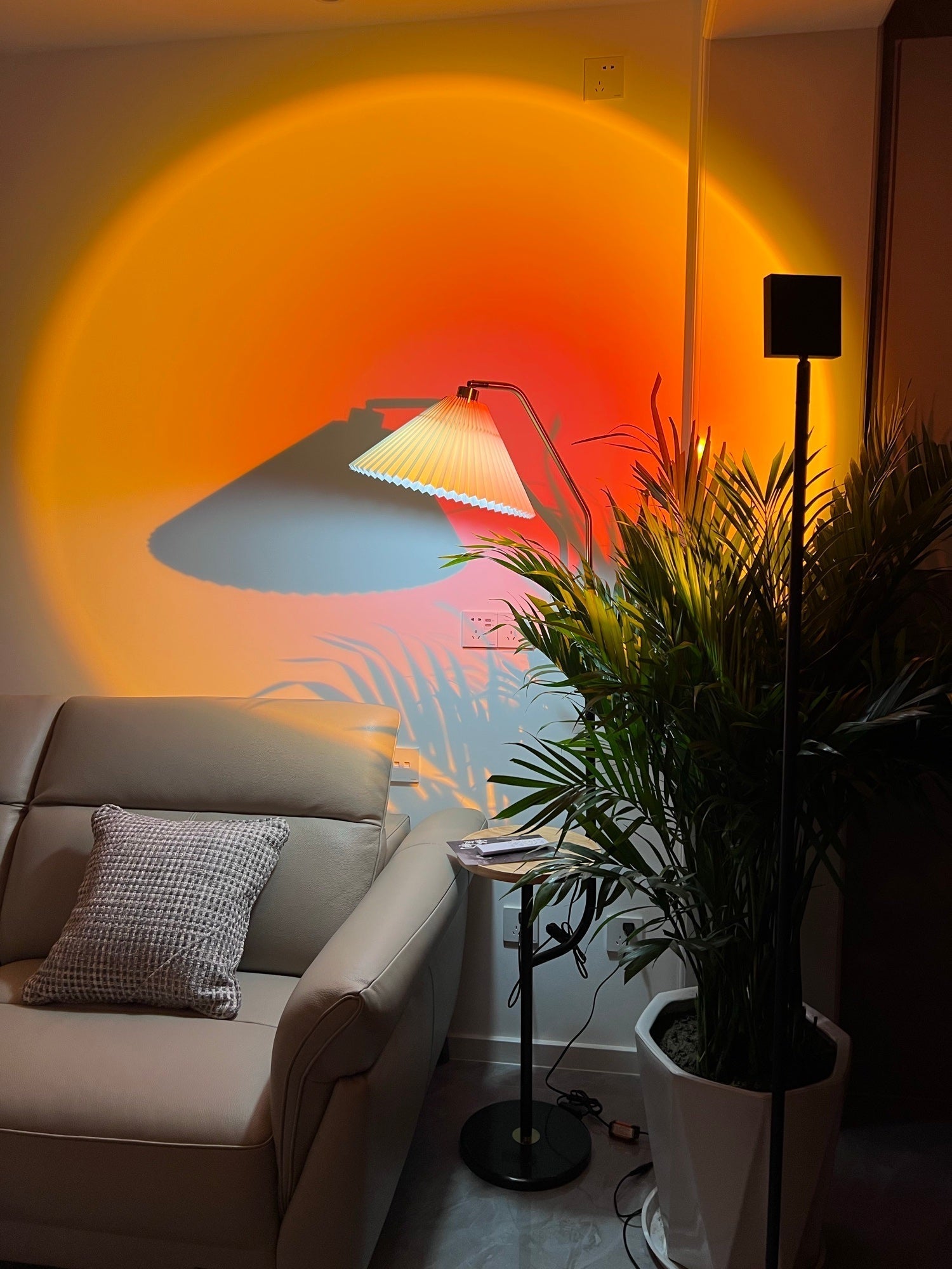 Moderne Vloerlamp met Kleurenprojector voor Woonkamer en Slaapkamer 6