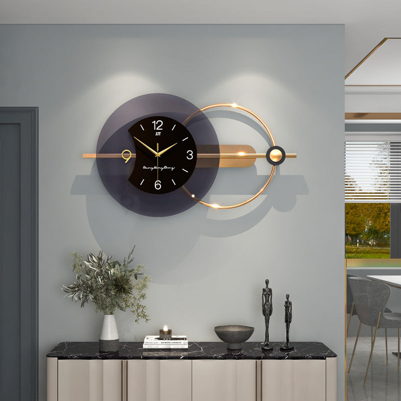 Moderne Wandklok Rond Minimalistisch Design voor Thuisinterieur 3