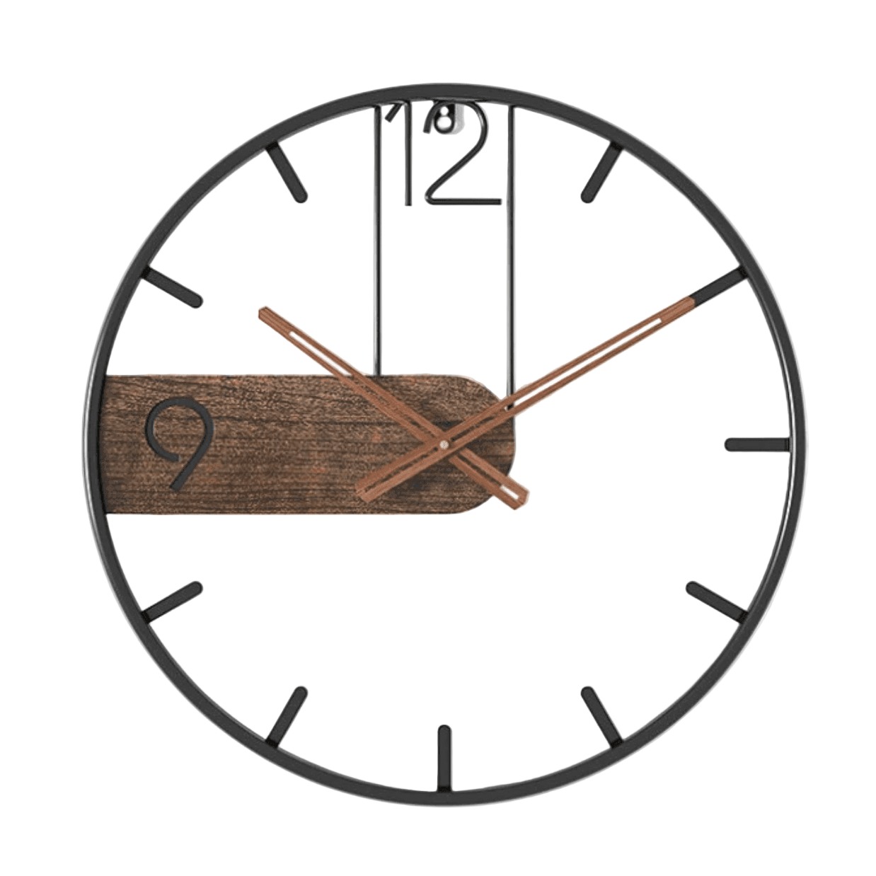 Moderne Wandklok Ronde Stijlvolle Ontwerp