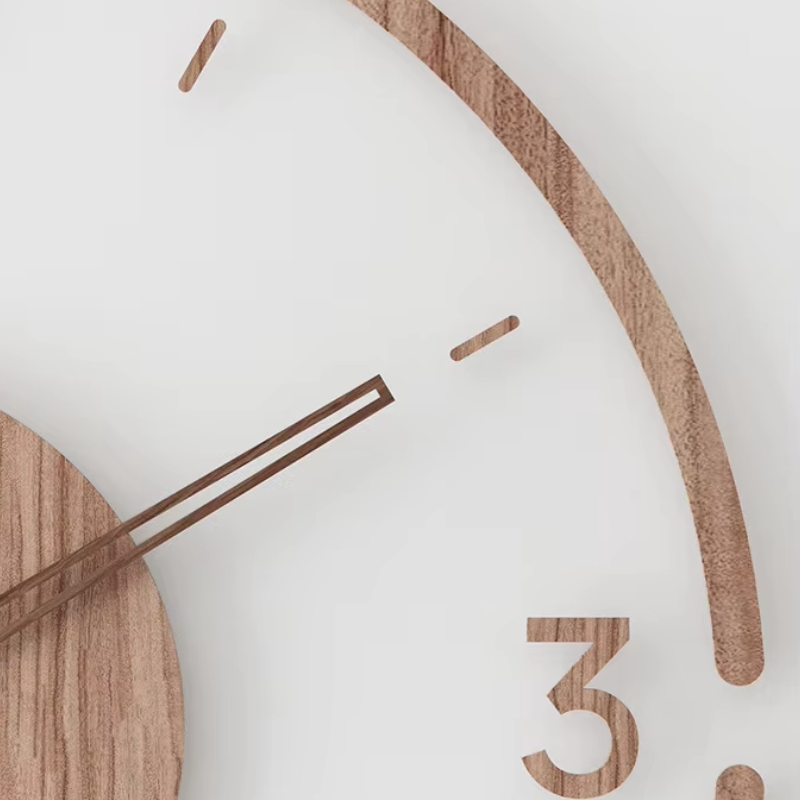 Moderne Wandklok voor Woonkamer Minimalistisch Design 3