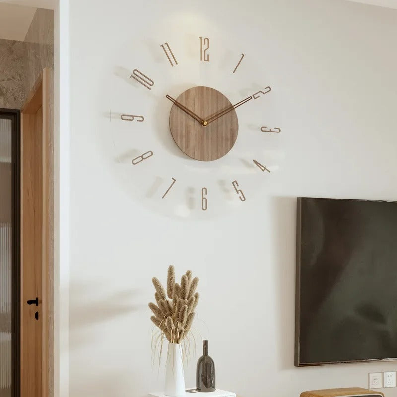 Moderne Wandklok voor Woonkamer Minimalistisch Design 7