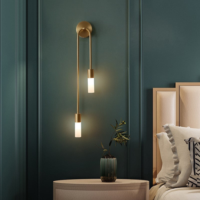 Moderne Wandlamp Goud Minimalistisch Design 1