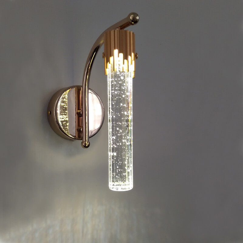 Moderne Wandlamp Gouden Kristallen Accenten voor Binnen 8