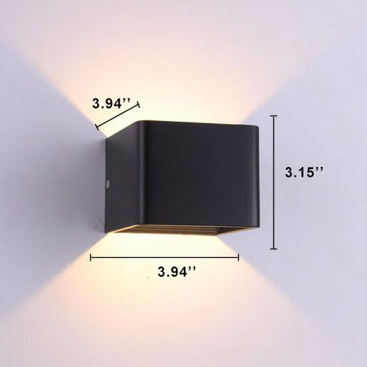 Moderne Wandlamp Mini Vierkant voor Woonkamer en Slaapkamer 2