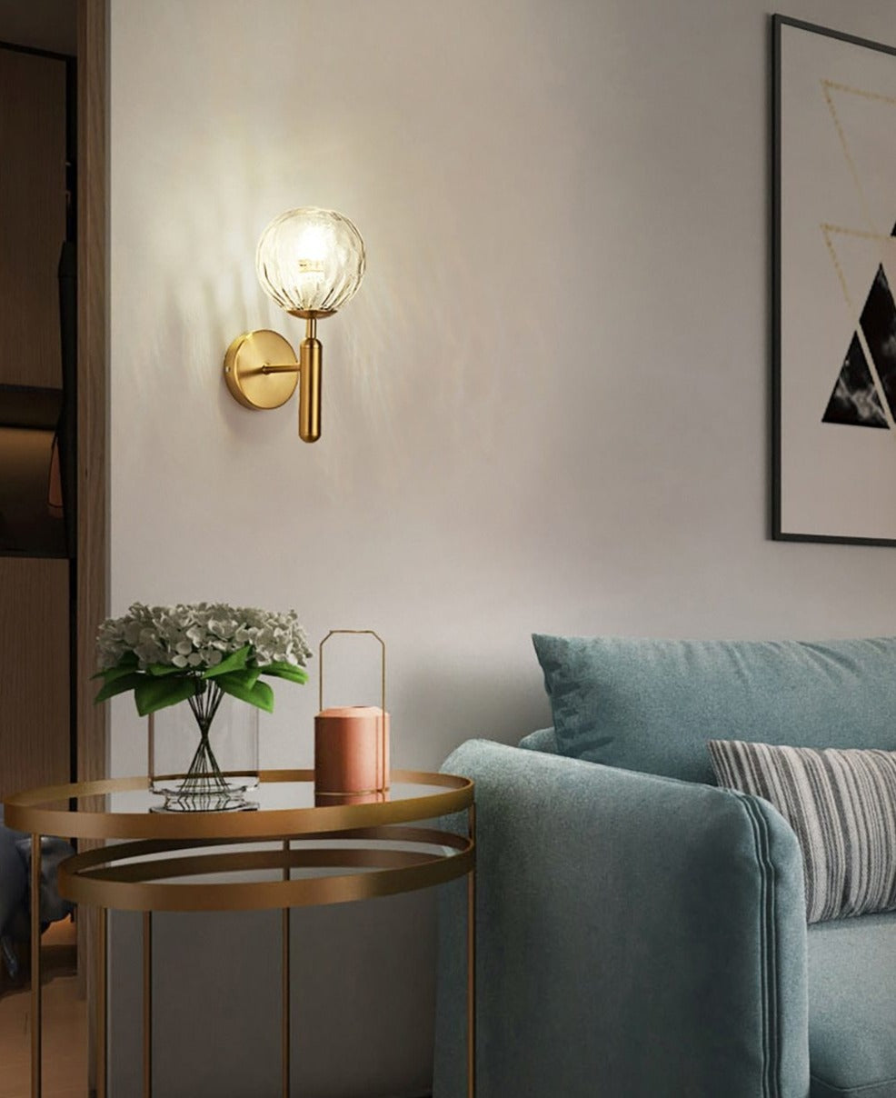 Moderne Wandlamp Ronde Glas Design 11