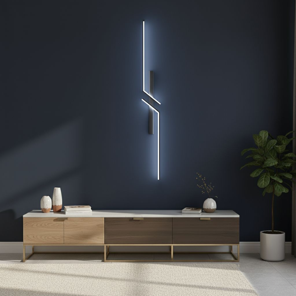 Moderne Wandlamp voor Eigentijdse Interieurs met Uniek Lichtspel 1