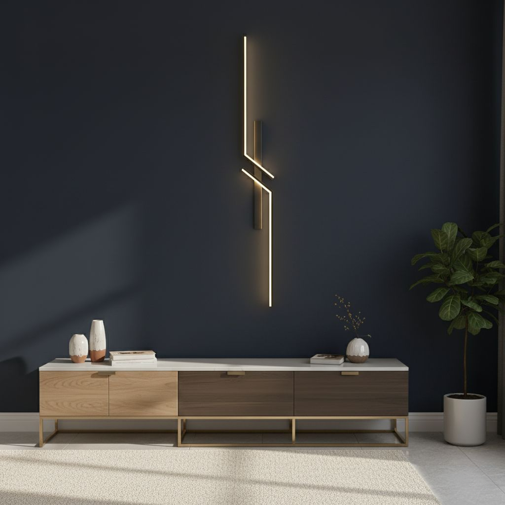 Moderne Wandlamp voor Eigentijdse Interieurs met Uniek Lichtspel 2