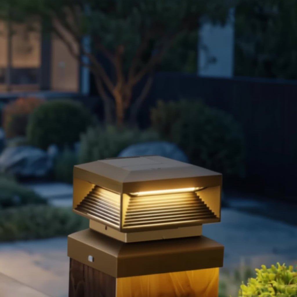 Moderne Zonne-energie Paalverlichting voor Buiten 3