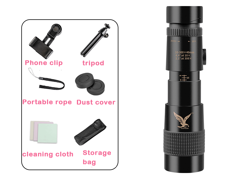 Monoculaire Telescoop met Hoog Vermogen en Nachtzicht 7