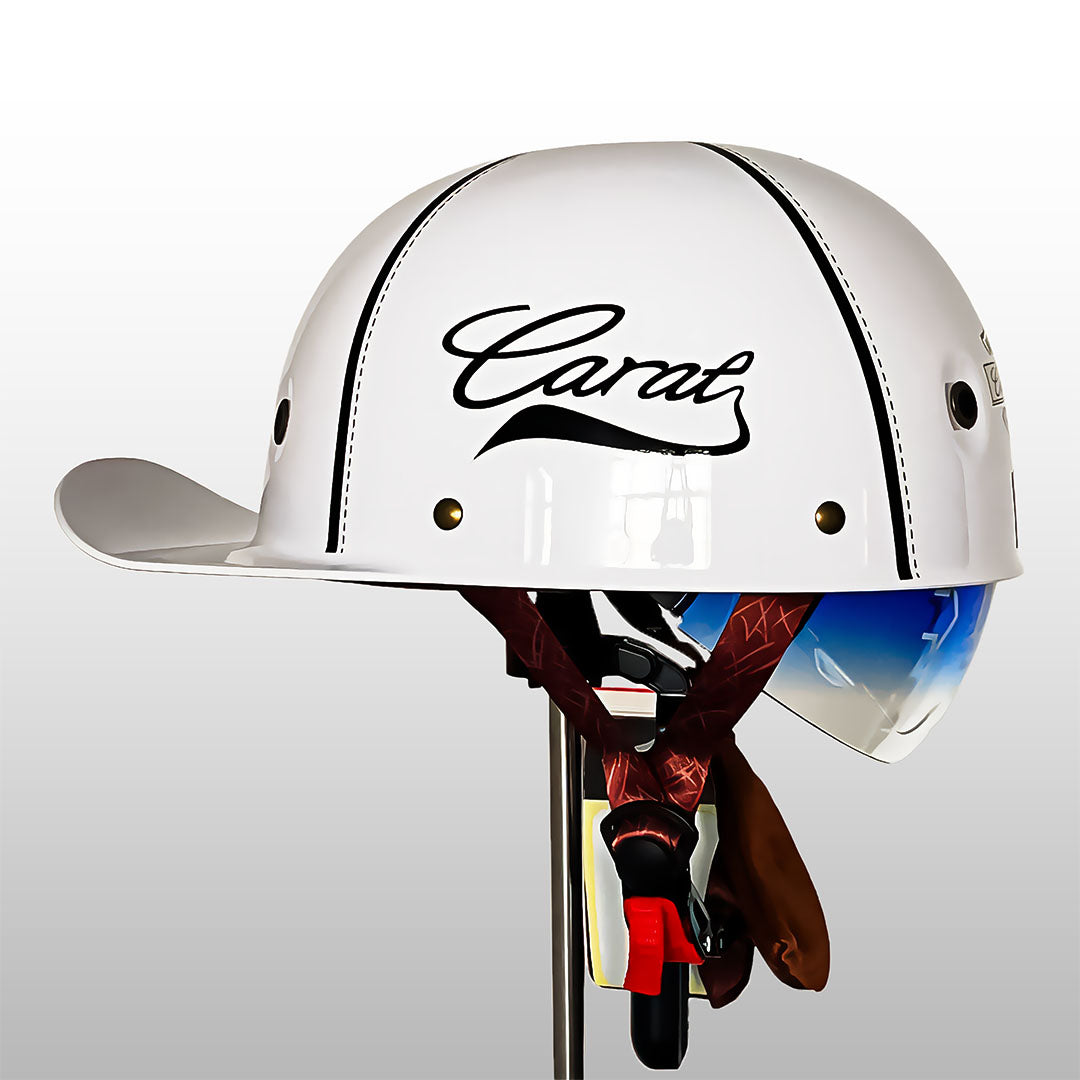 Motorhelm in Baseballpet-Stijl met ECE en DOT Goedkeuring 16