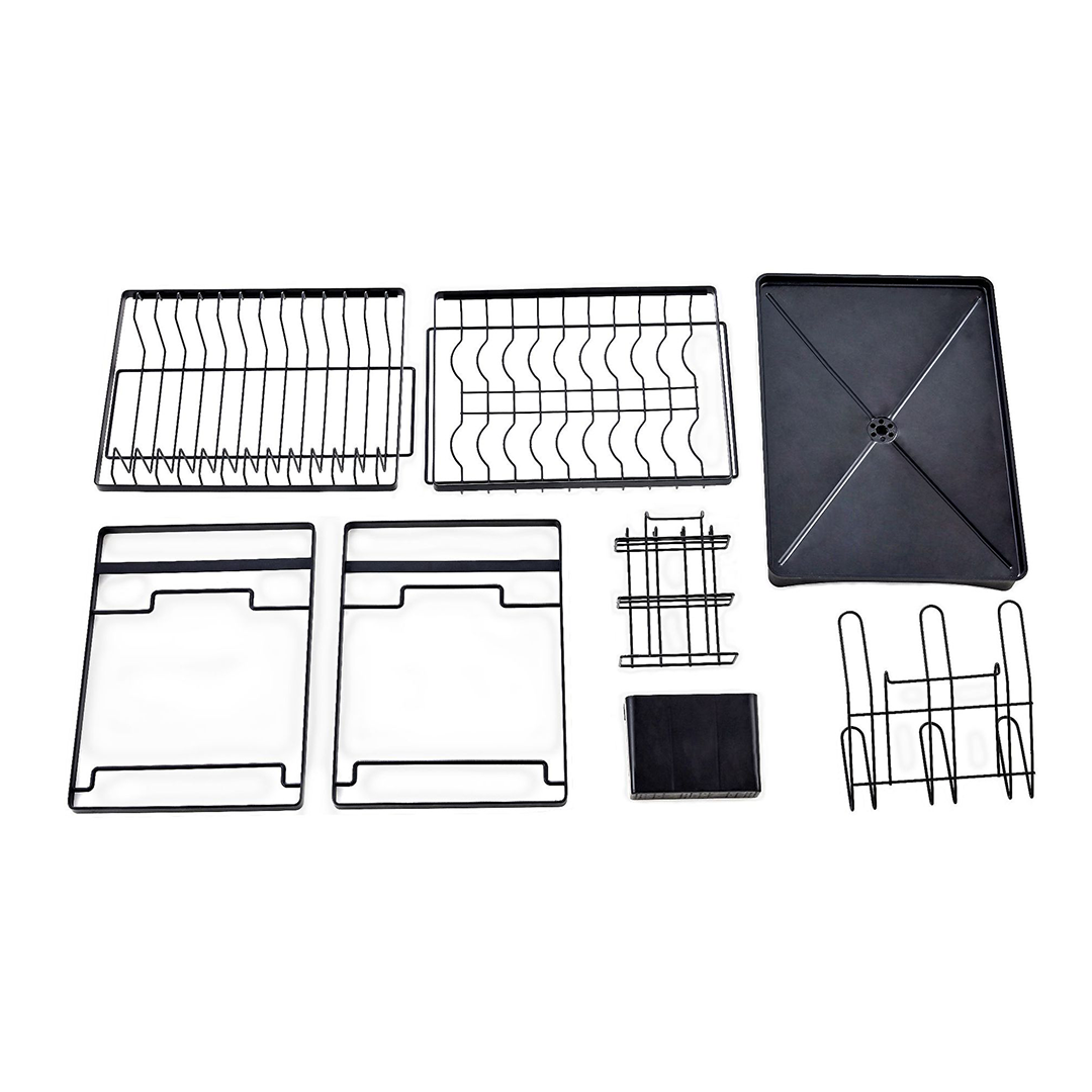 Multifunctioneel Afdruiprek Met Lekbak Voor Borden En Bestek 3