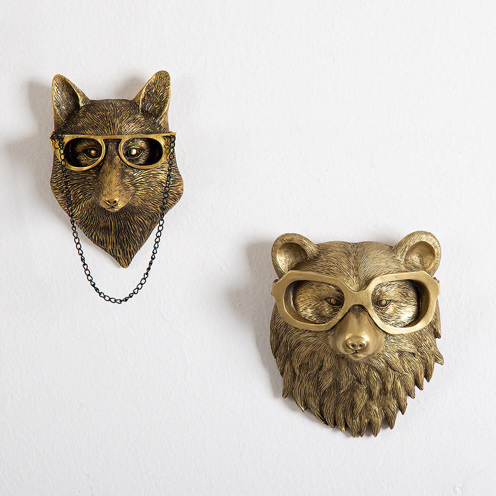 Muurdecoratie Dierenkop voor Woonkamer Rustieke Stijl 3