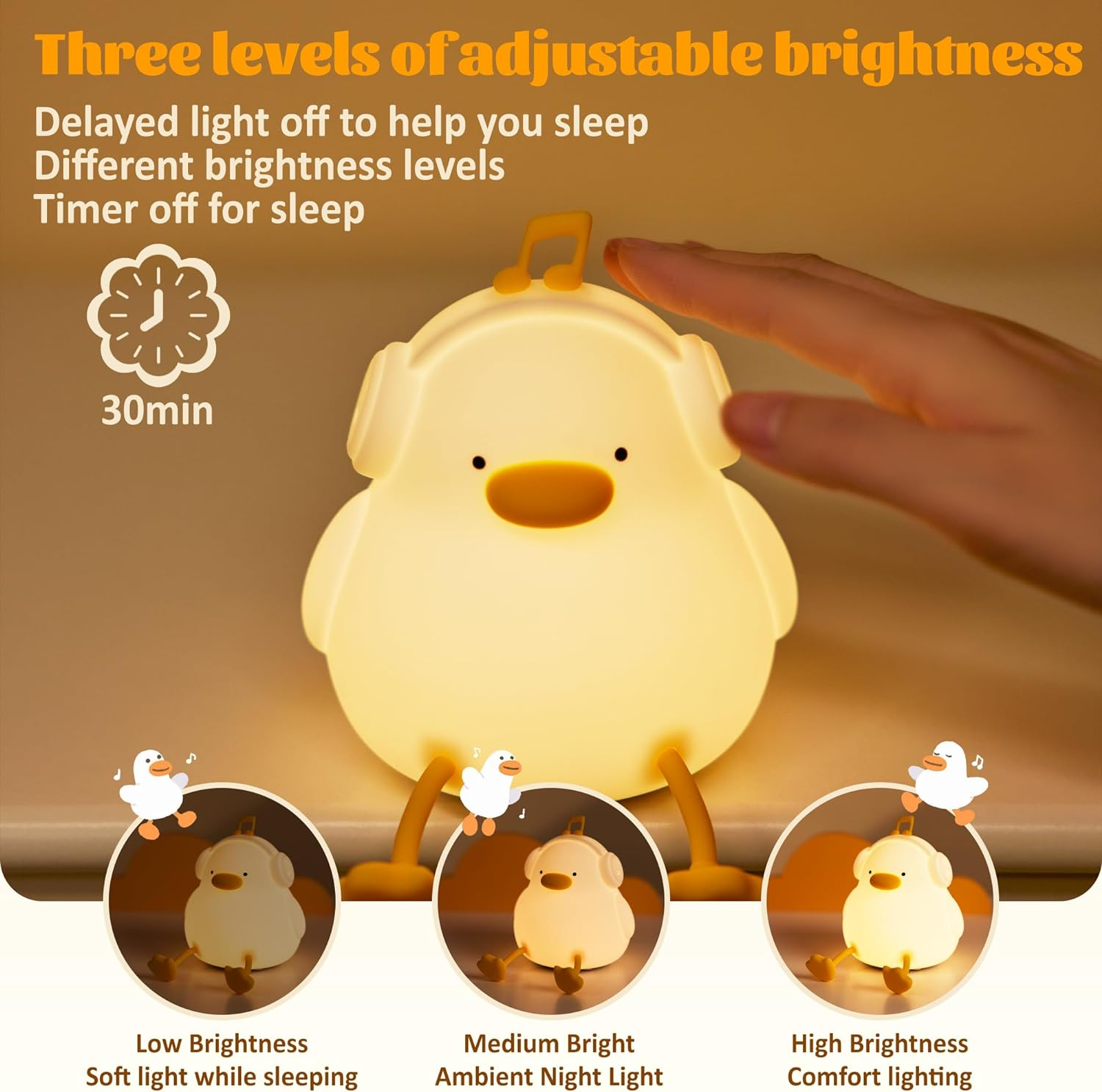 Nachtlamp Duki Duck Charmant voor Kinderen 6
