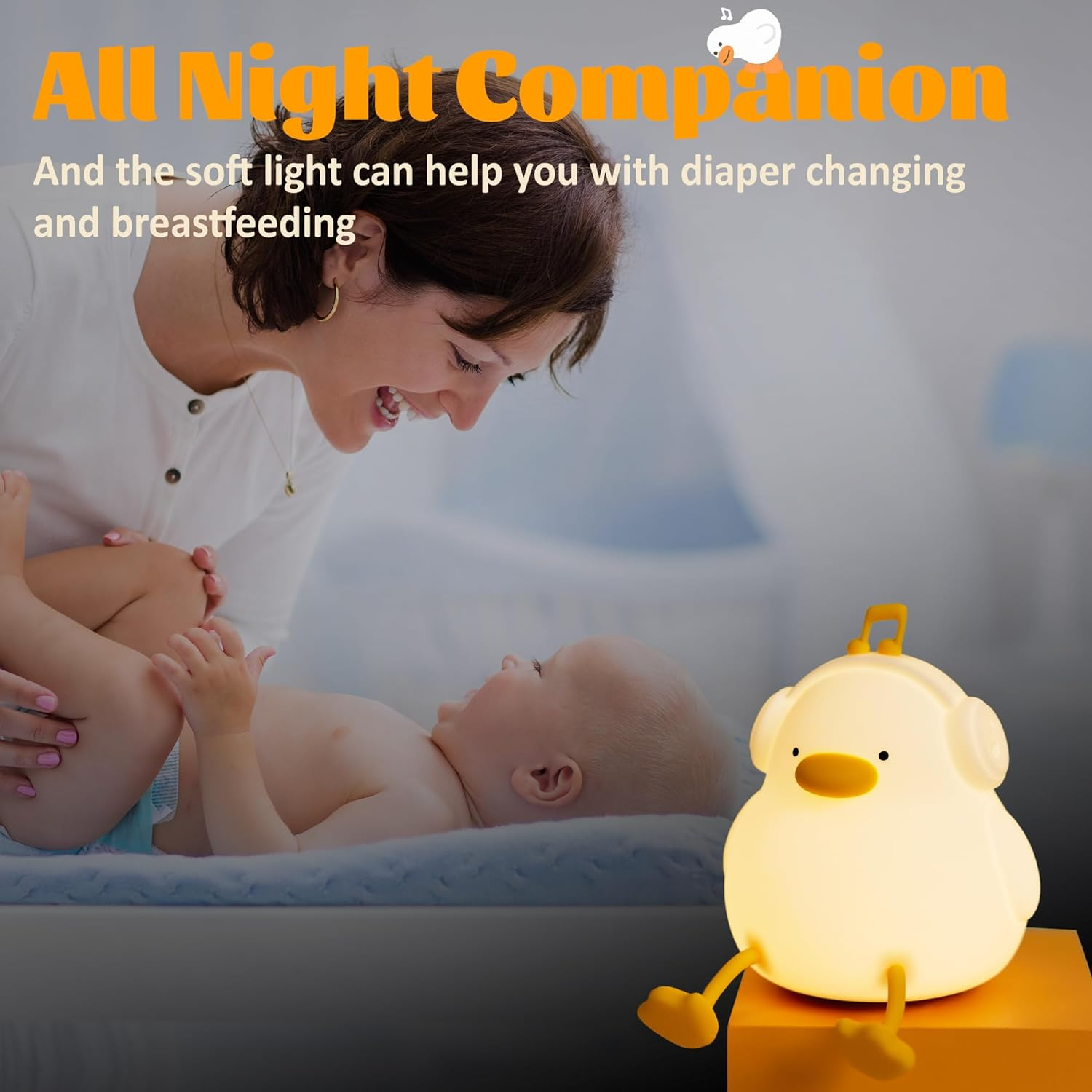 Nachtlamp Duki Duck Charmant voor Kinderen 7