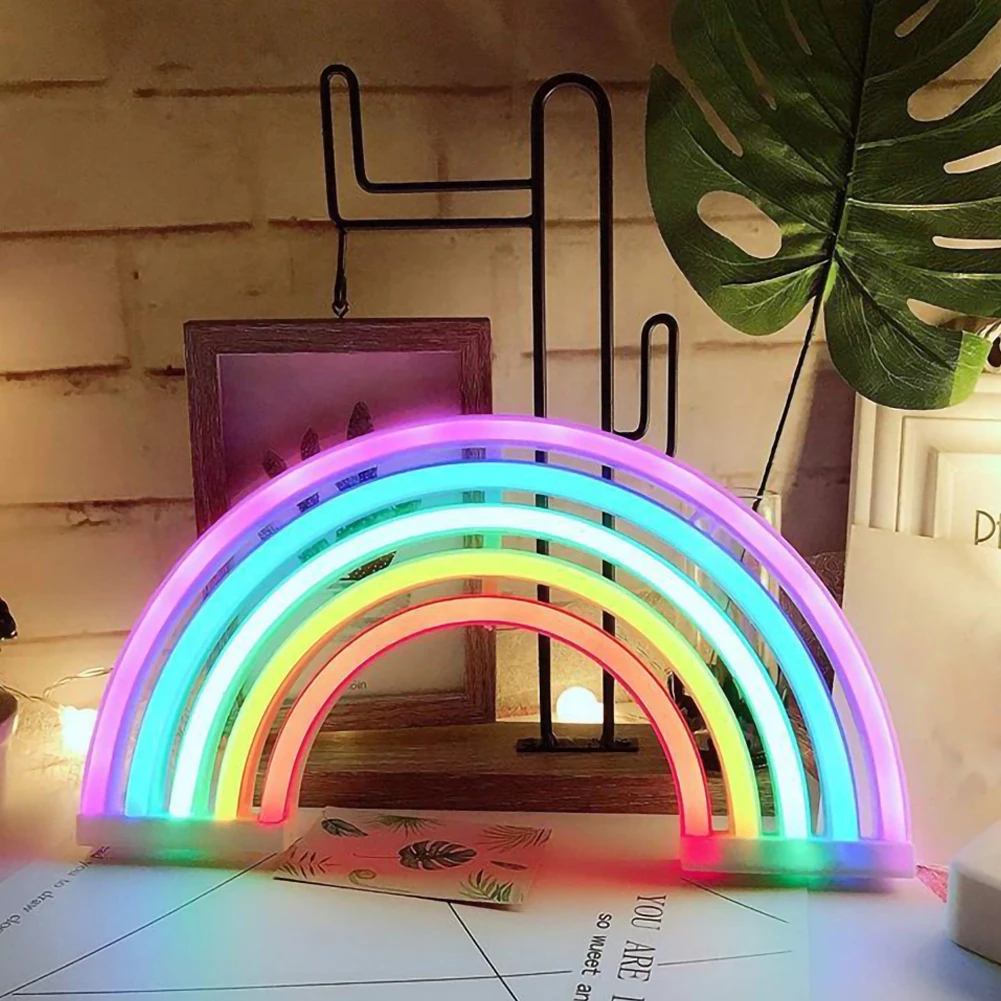 Nachtlamp Regenboog voor Kinderen 4