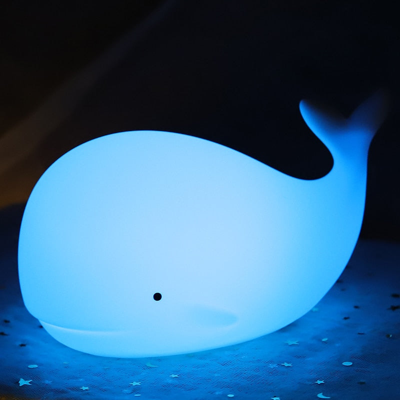 Nachtlampje Walvis voor Kinderen - Sfeervolle Verlichting voor Kinderkamer 3