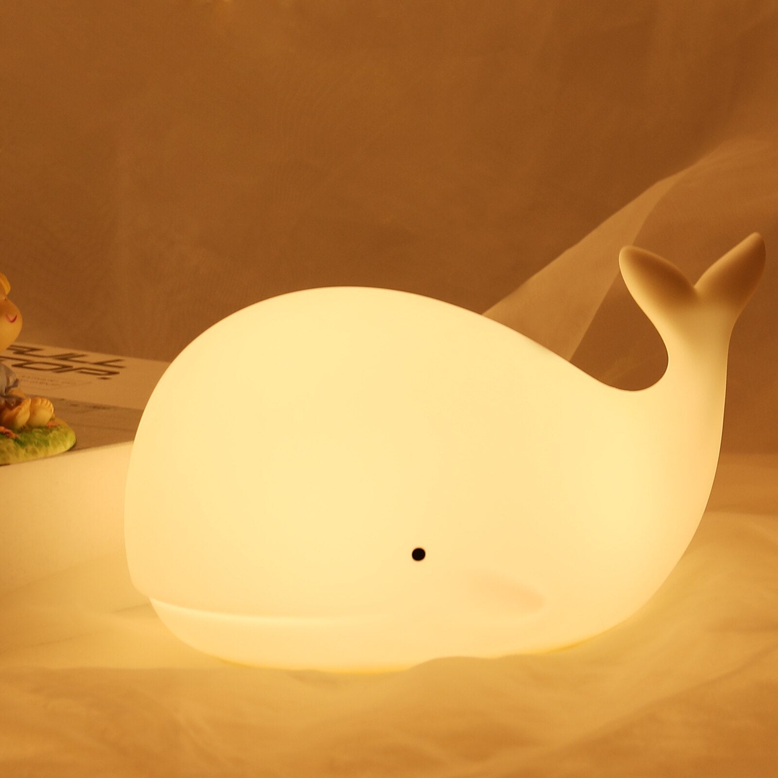 Nachtlampje Walvis voor Kinderen - Sfeervolle Verlichting voor Kinderkamer 7