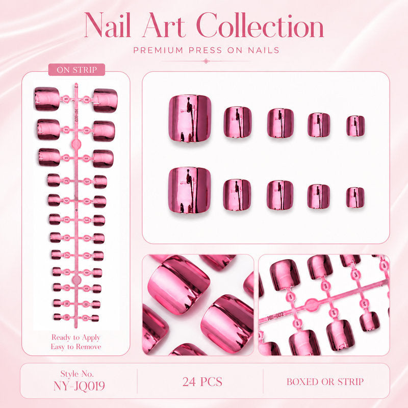 Nagelkunstset Zelfklevend voor Dames Stijlvol Design 0