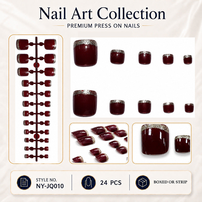 Nagelkunstset Zelfklevend voor Dames Stijlvol Design 6