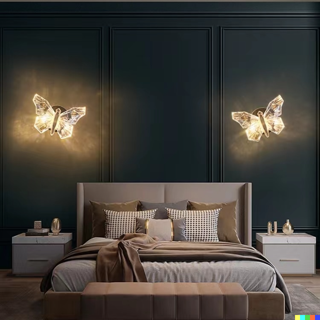 Noordse Vlinder Wandlamp LED voor Woonkamer en Slaapkamer 3