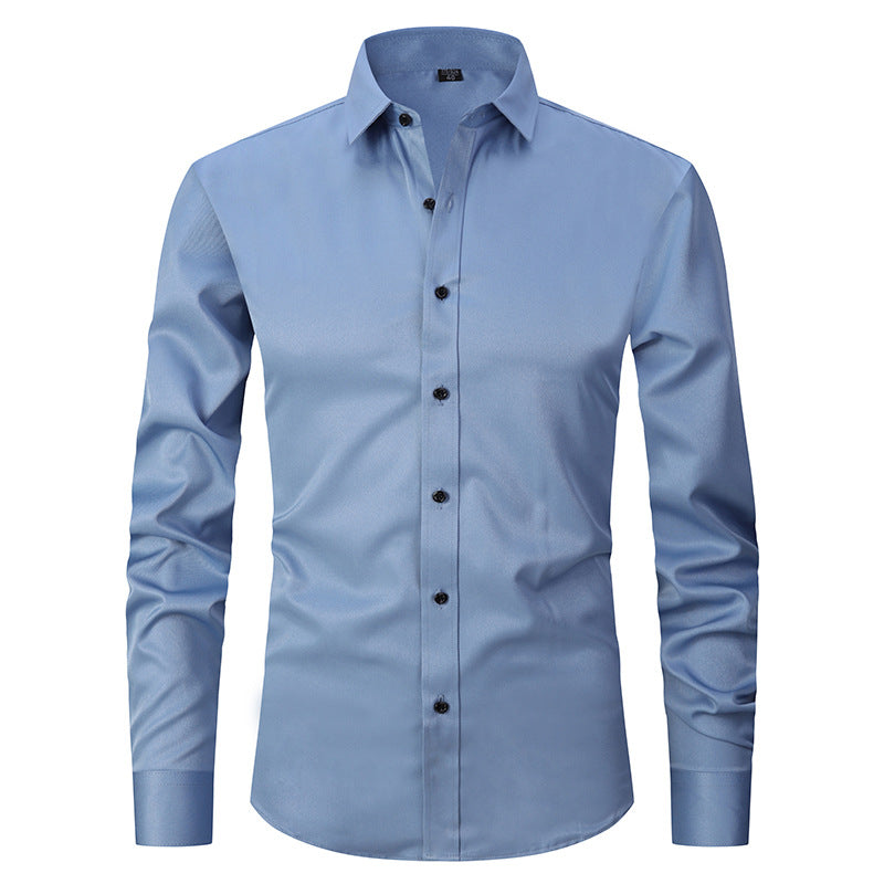 Heren Anti-Kreuk Slim Fit Dress Shirt